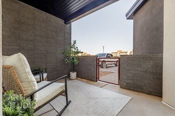 Balcony with chair